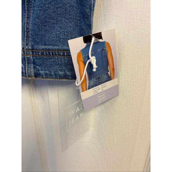 Sleeveless denim vest by Wax Jeans - Picture 4 of 6
